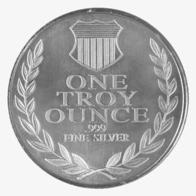 Custom Minted Round One Troy Ounce Silver"   						onerror='this.onerror=null; this.remove();' XYZ="skin/common - Coin, HD Png Download, Free Download
